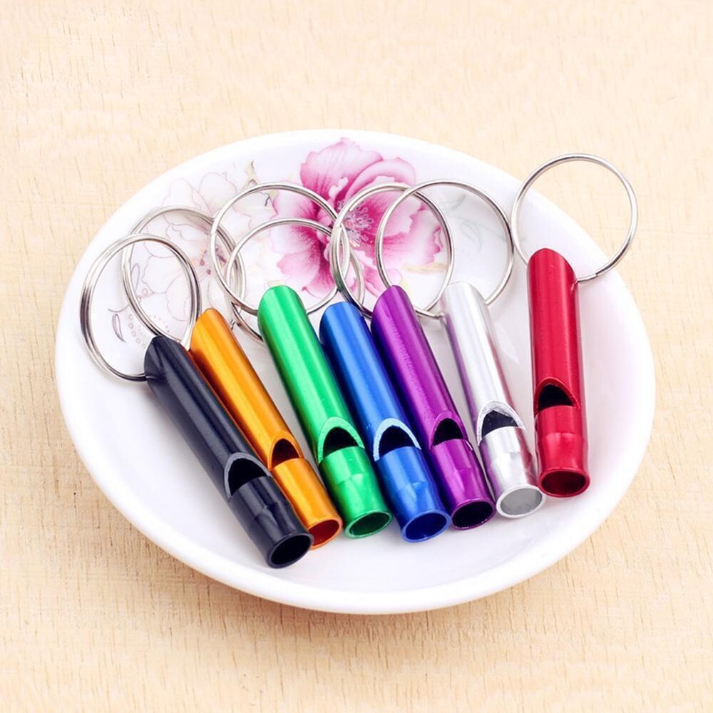 1Pcs Metal Multifunction Whistle Mini Emergency Hiking Survival S5V7