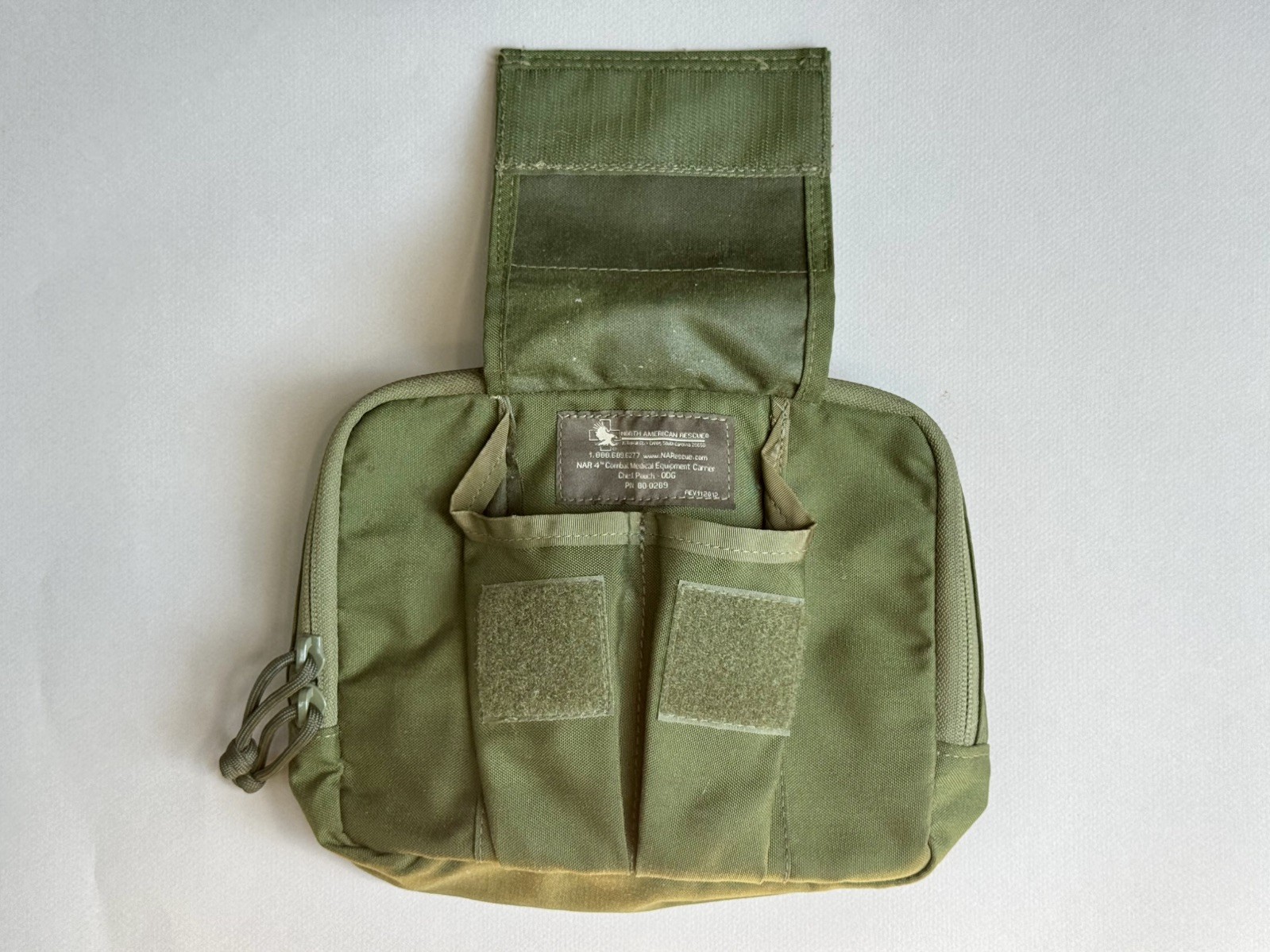 North American Rescue NAR-4 Chest Pouch Kit OD Green + NAR 6.25 Responder Shears