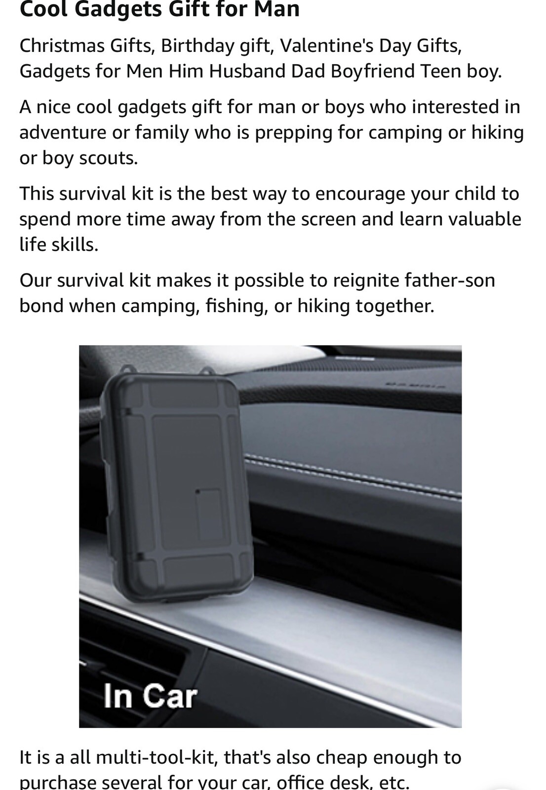 28 In 1 Survival Gear Kit Equipment Outdoors Camping Hiking Supplies Men Dad