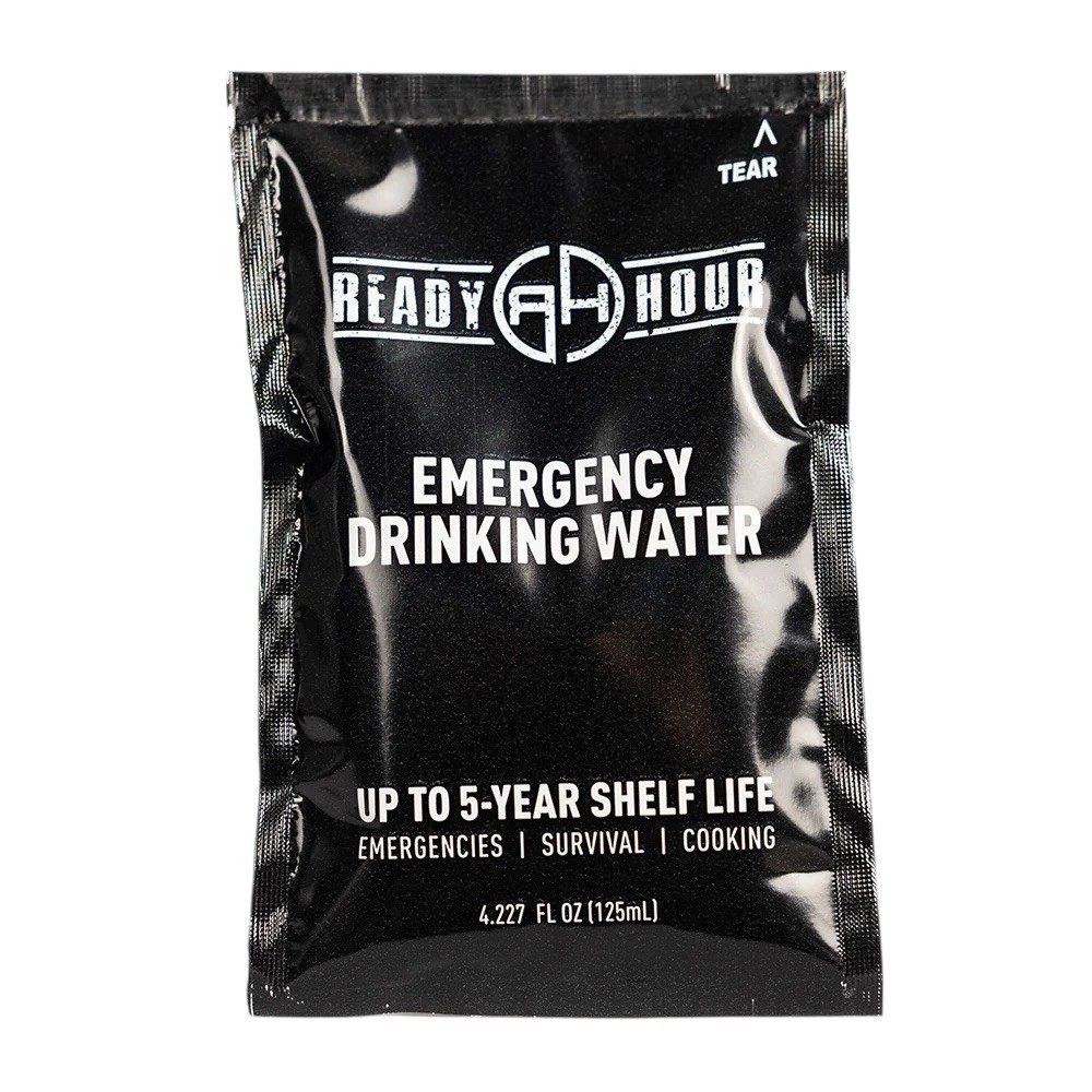 Ready Hour 2 Packs 72-Hour Survival Kit + 64 Emergency Drinking Water Packs NIB