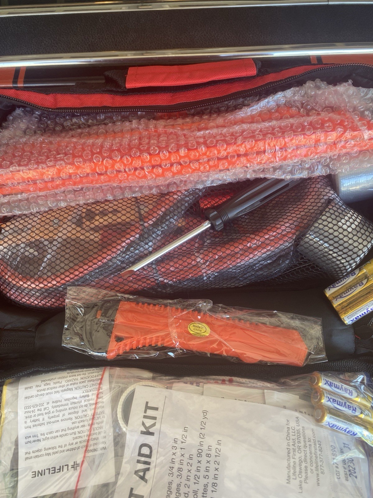 Lifeline AAA Executive Road Kit, 67 Piece Emergency Car Jumper Cabl… Fast Ship