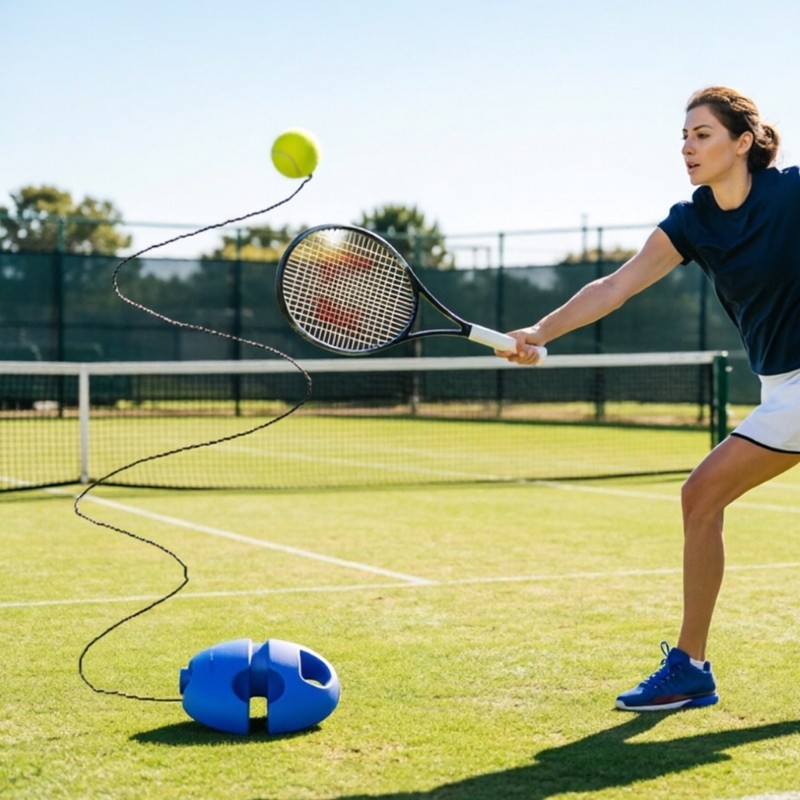 Selves-Pracitce Tennis Practice Training Tool Tennis Trainer Ball with String