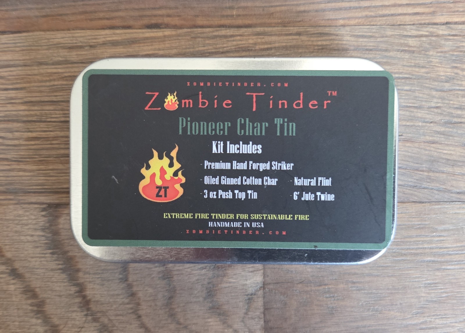 Zombie Tinder Pioneer Char Tin