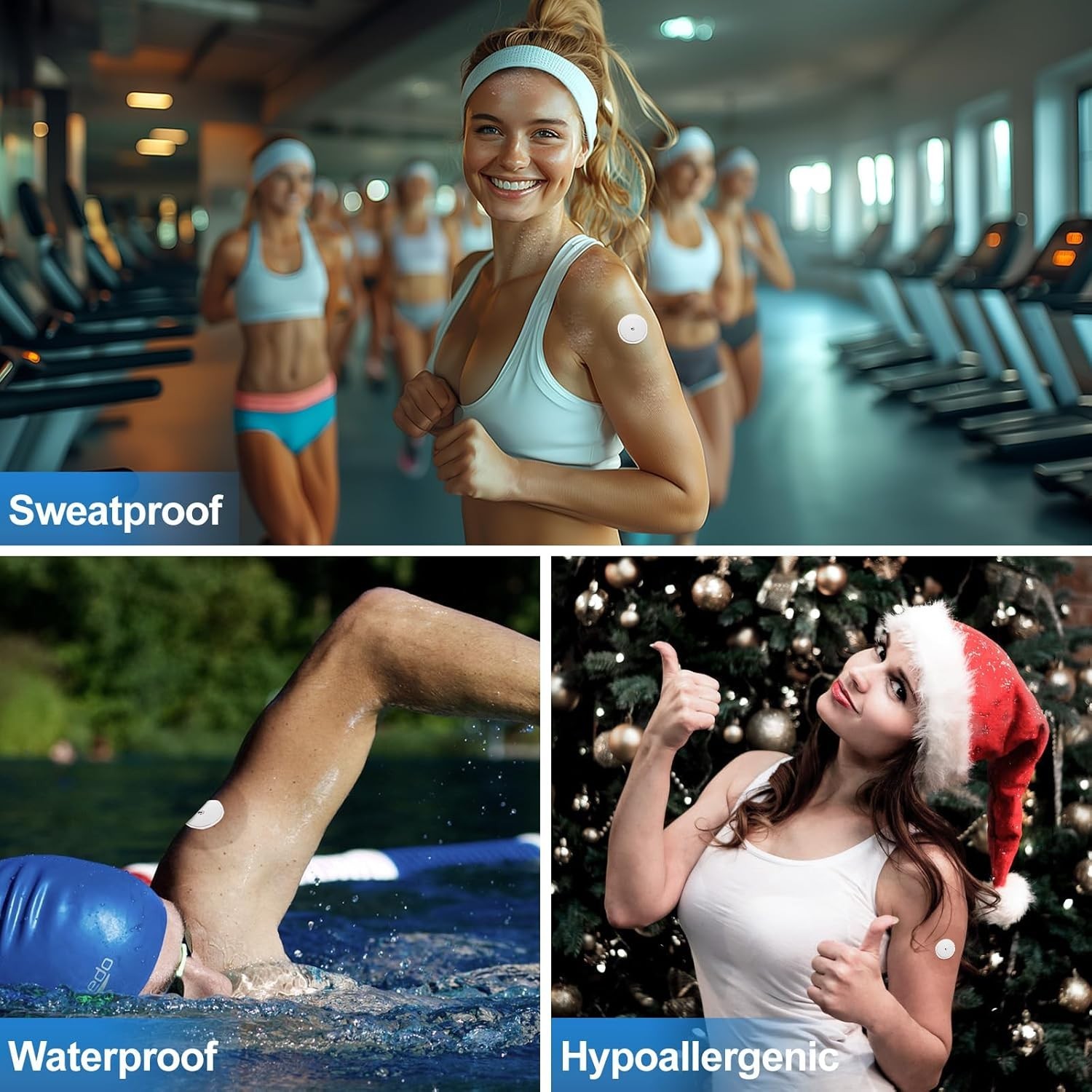 Durable 20 Pack Freestyle Libre 2 Covers – Waterproof & Latex-Free for Comfort