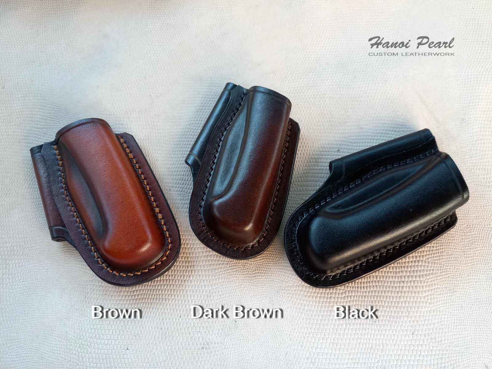 Buck 112 Custom Sheath | Strongside Horizontal Carry Leather Sheath