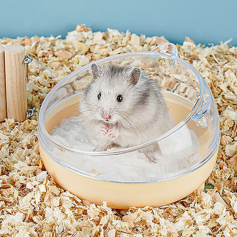 Hamster Bathroom House Sandbox Full Transparent Urine Sand Basin Pet Bathroom