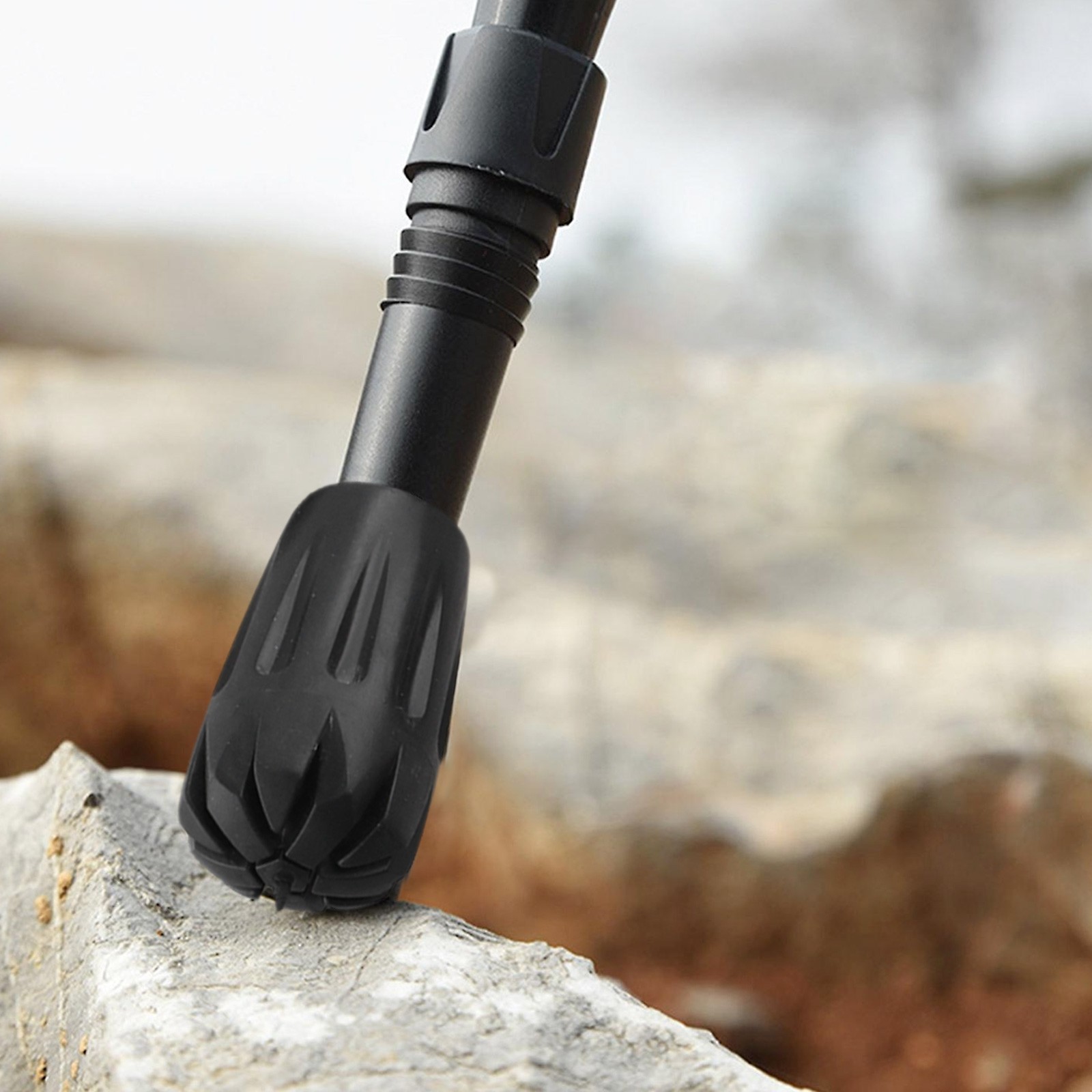 24PCS Trekking Pole Tips Non Slip Rubber Covers for Hiking and Camping