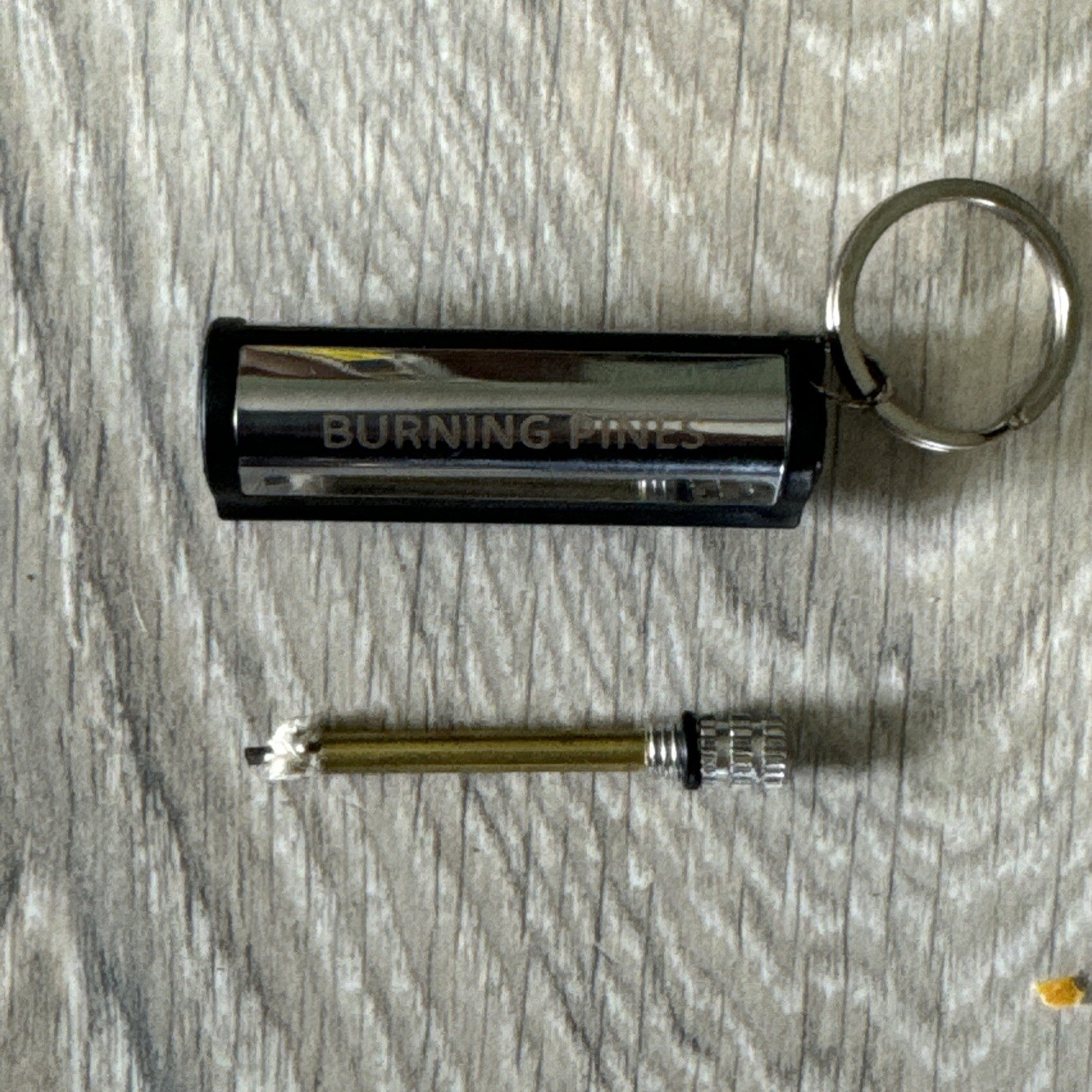 Fire Starter Flint Match Striker Lighter Camp Survival Gear BURNING PINES