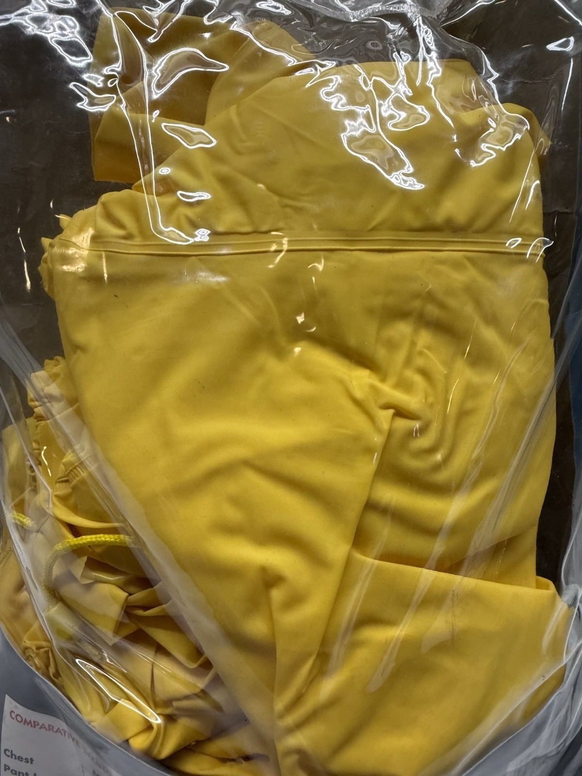 Weather-Rite Yellow PVC Coated Nylon Waterproof Rainsuit ~ #8127 Size XXL