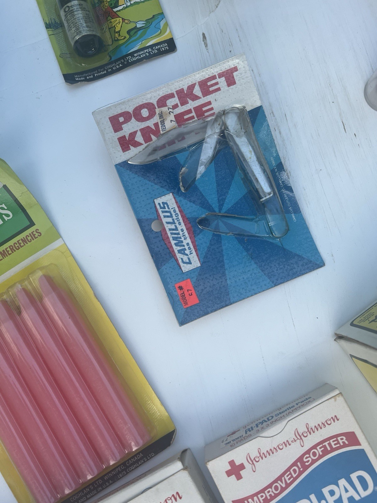 1970 Vintage Emergency Kit 25-Piece Set – Survival/First Aid Kit – $125 For All