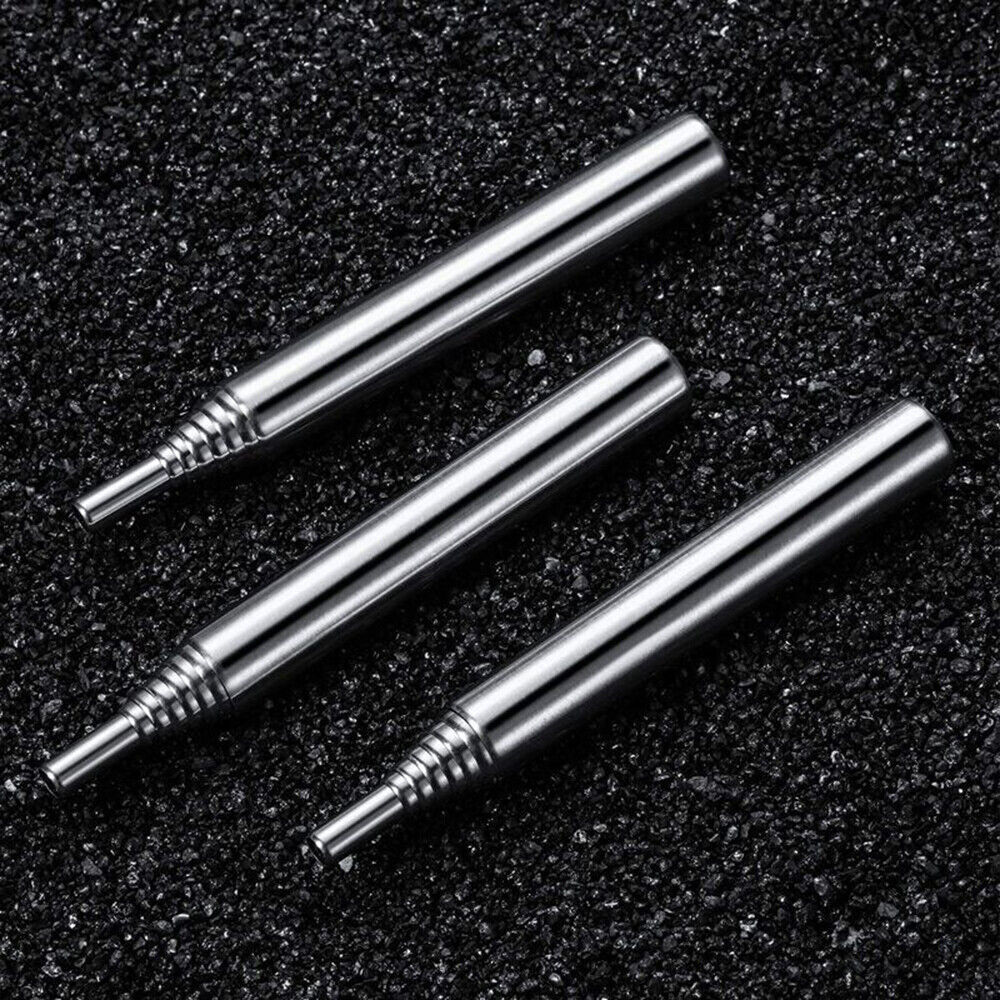 2 pcs Portable Emergency Fire Starter Stainless Steel Blow Fire Tube Fire Tools