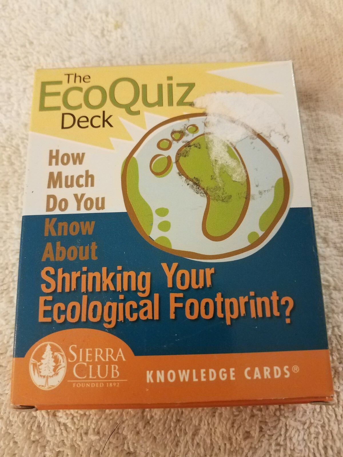 Sierra Club The Echo Quiz Deck Knowledge Cards