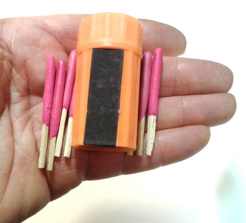 Waterproof Matches – 10 Box of 40 – 400 Matches + Magnesium Striker + Storm