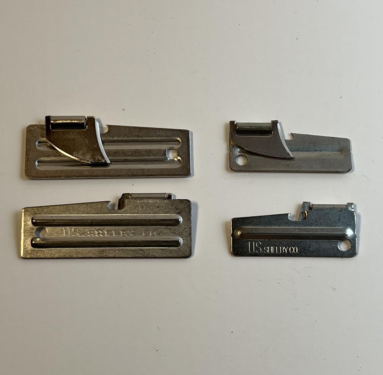 Military 2 each P51 & P38 Can Opener US Shelby Co New Steel M002