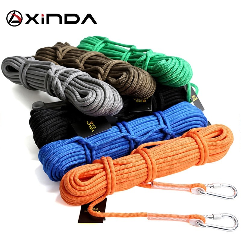 Outdoor Hiking Accessories Rope 9.5mm Diameter 2600lbs High Strength Cord Safety