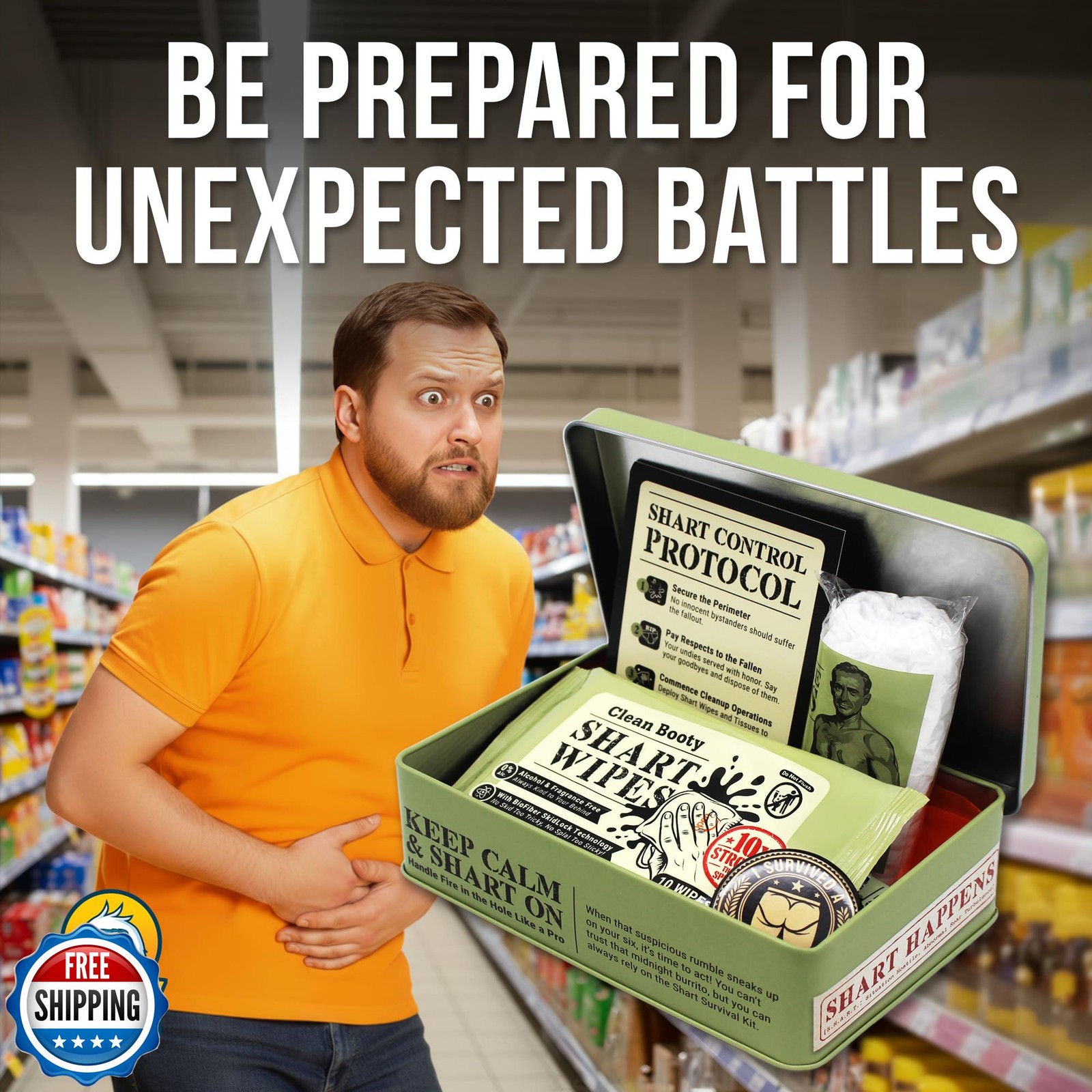 Witty Yeti’s Military-Grade Shart Survival Kit for When Your Butt