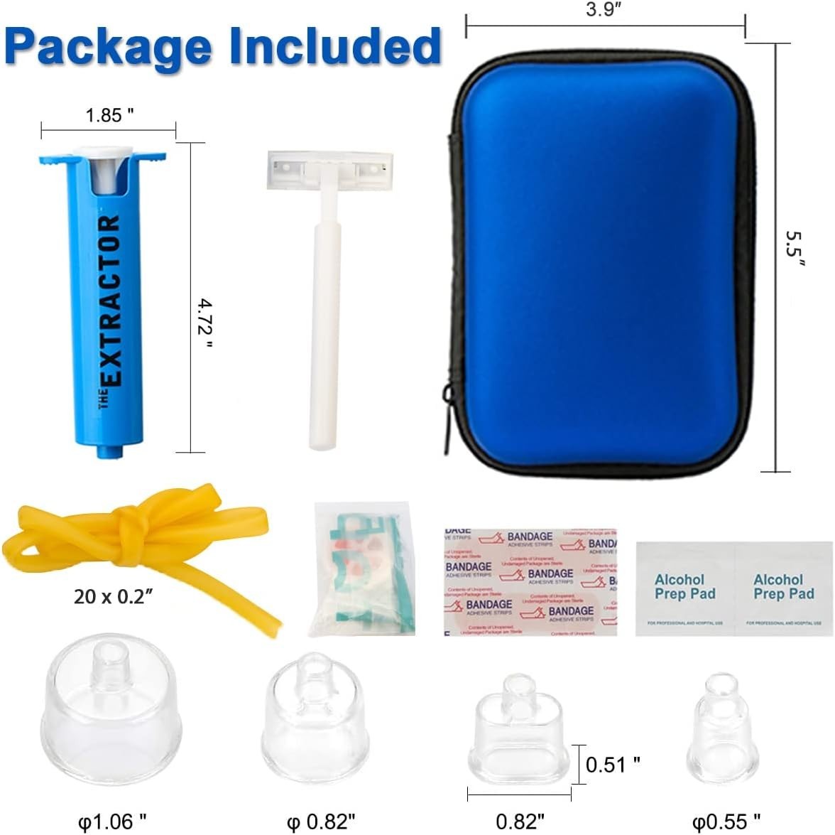 Lightweight First Aid Kit with Venom Extractor for Hiking and Camping Adventures
