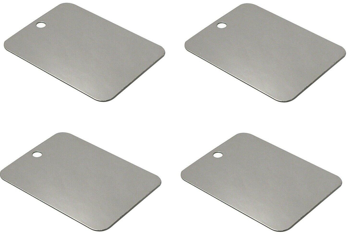 (4) Shatterproof Outdoor Mirror Great Signal Camping Hiking Emergencies Distress