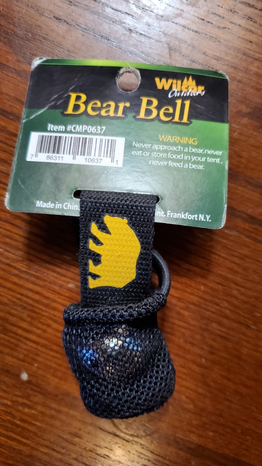 Wilcor Outdoors Bear Bell with Magnetic Silencer, Hiking, MTB, Camping Safety