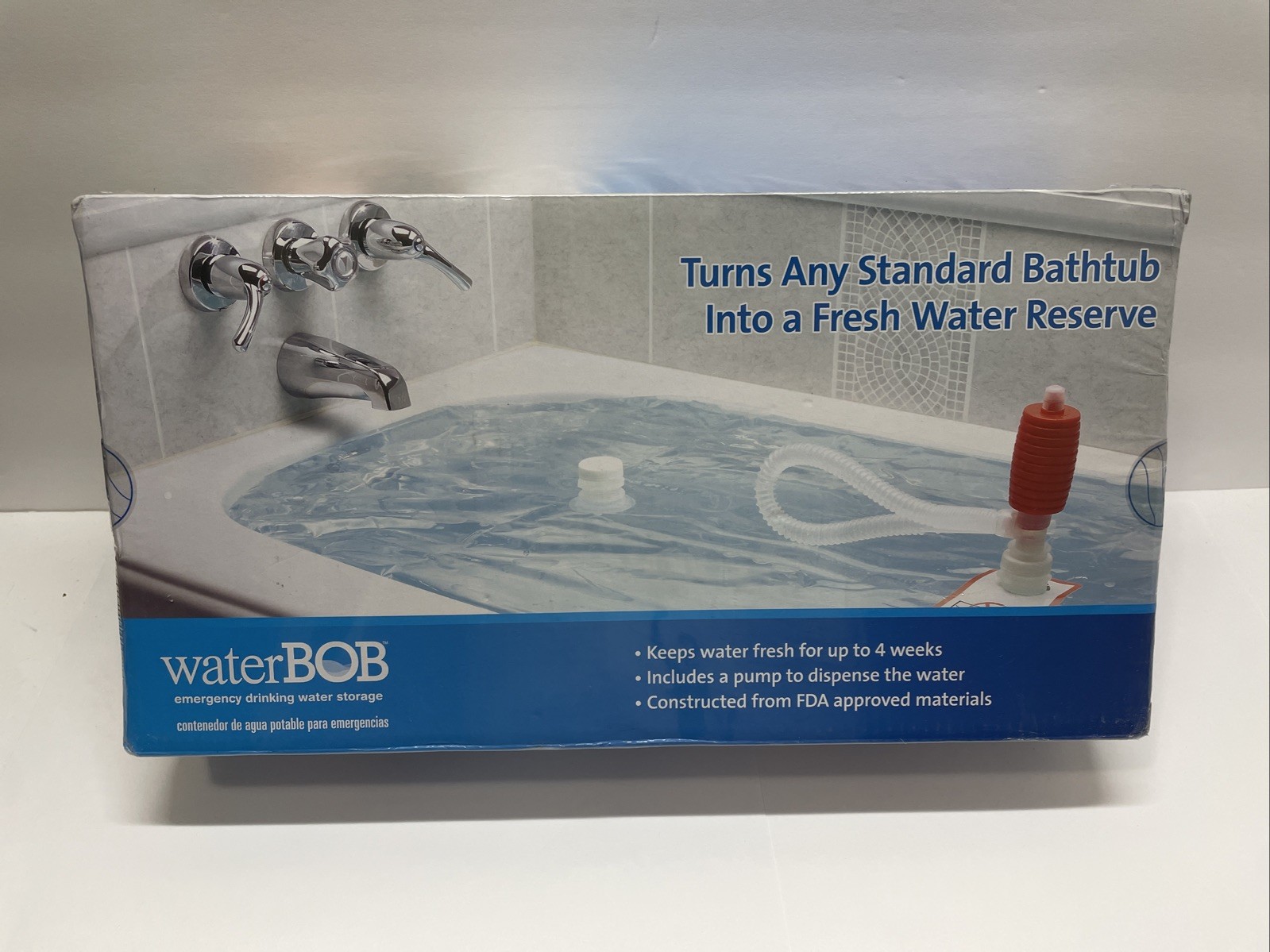 Water BOB Survival Emergency Drinking Fresh Water Storage 100-Gallons Kit Sealed