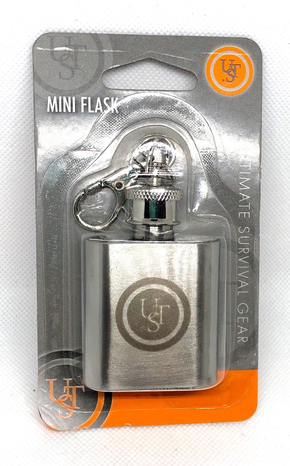 Mini Flask keychain 1oz emergency survival gear novelty 20-12080 UST travel GIFT
