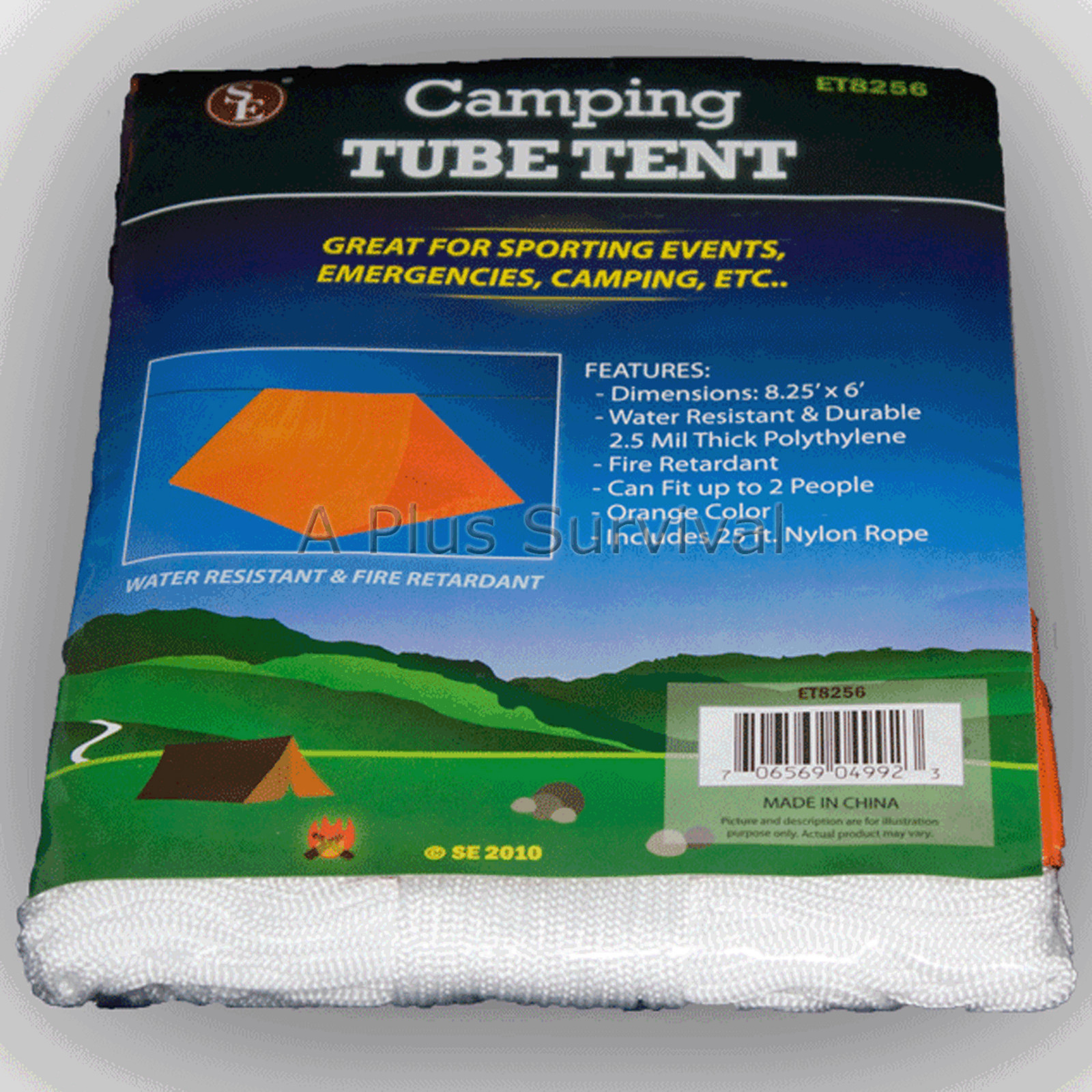 Lot of 3 – Tube Tent Emergency Survival Camping Shelter