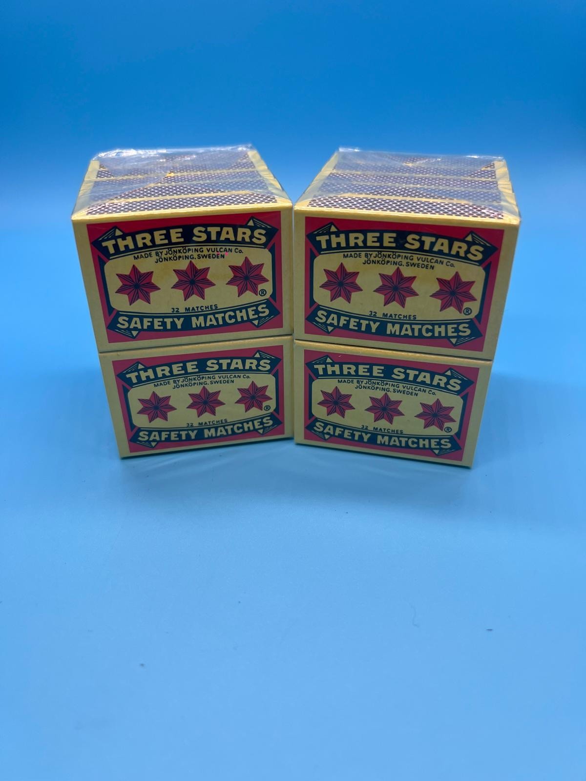 Swedish Camping Matches Three Stars Safety Matches 2 PAKAGES-10 BOXES PER PACK