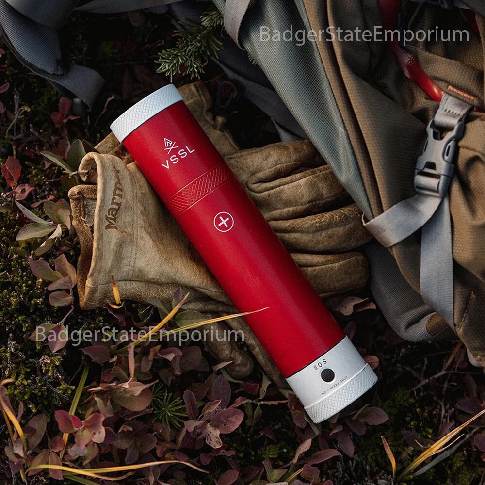 VSSL First Aid Stash Kit Aluminum +Storage Tins Flashlight Compass LED SOS Light