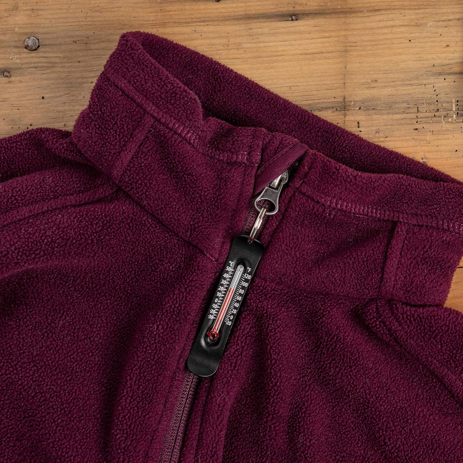Brrr-Ometer – Snowsport Zipper Pull Thermometer for Jacket, Parka, or Backpack |