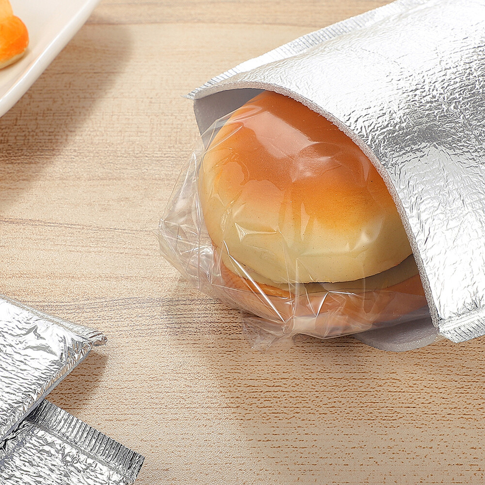Hot Cold Food Pouches Picnic Food Foil Pouch Insulated Bag Liner