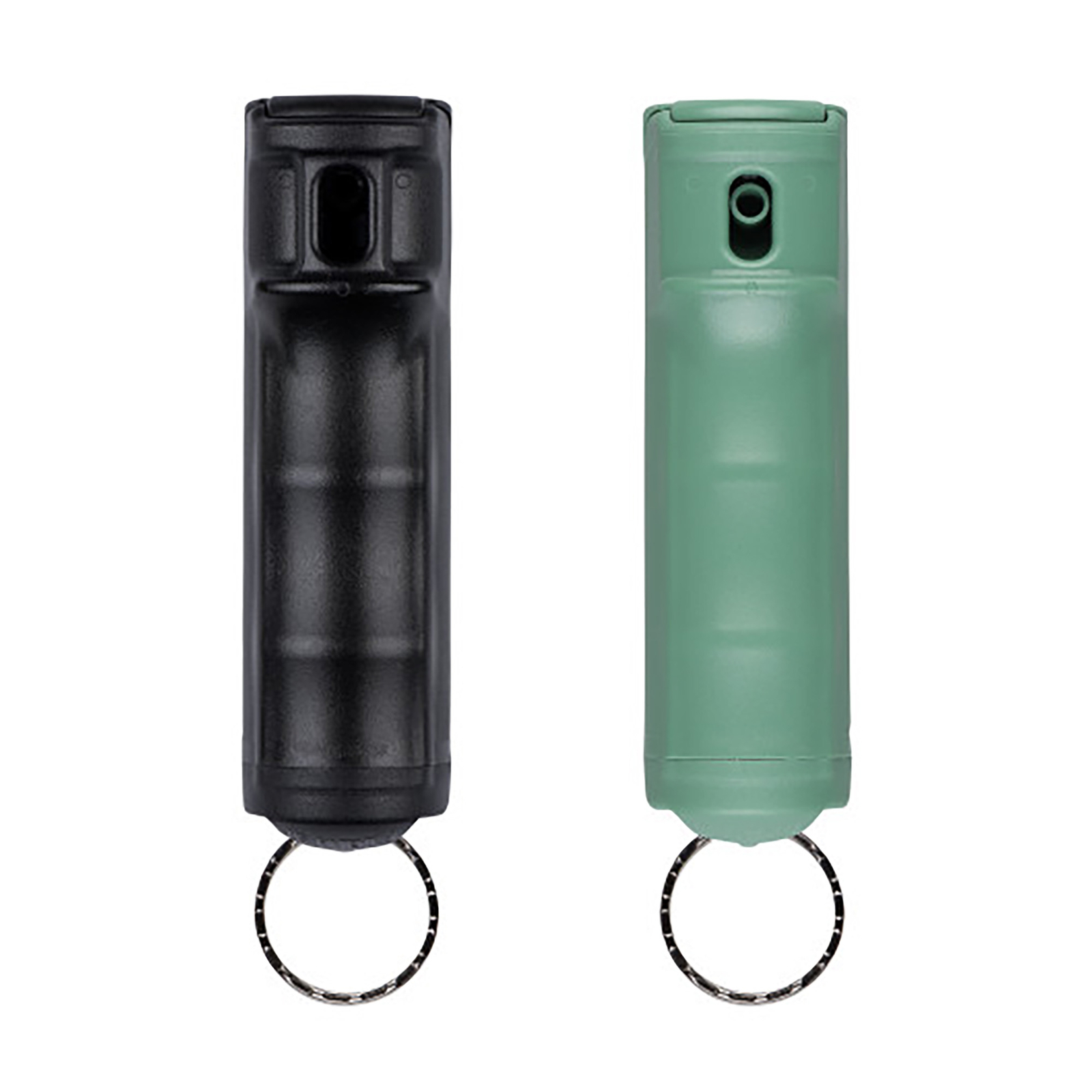 Sabre Pepper Gel Flip Top 2 Pack 54oz Black Sage Green Snap Clip UV Marking Dye