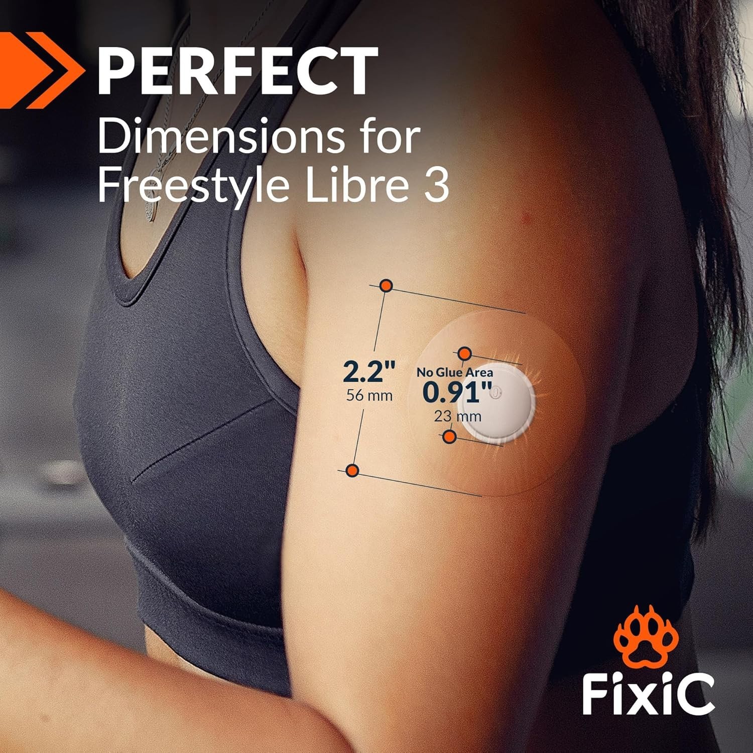 25 Pack Small Transparent Libre 3 Sensor Covers for Secure Adhesion