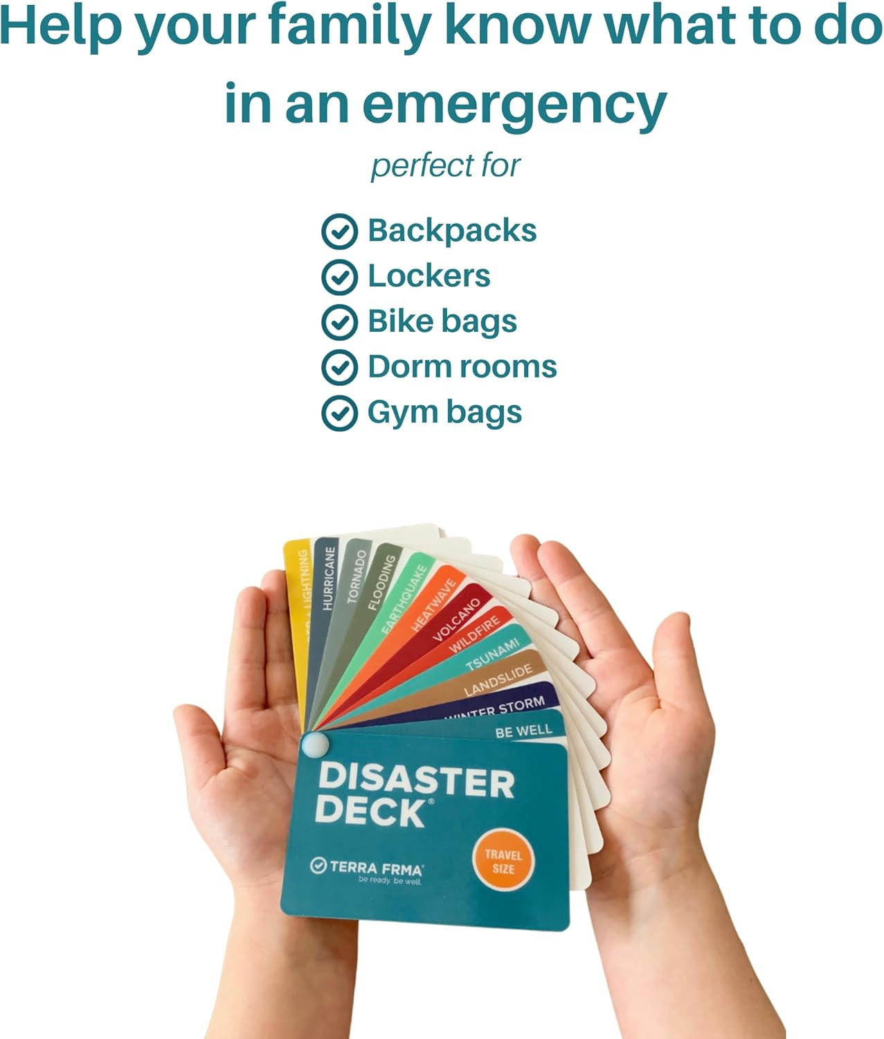 Emergency Survival Guide Waterproof Pocket Disaster Preparedness Tool