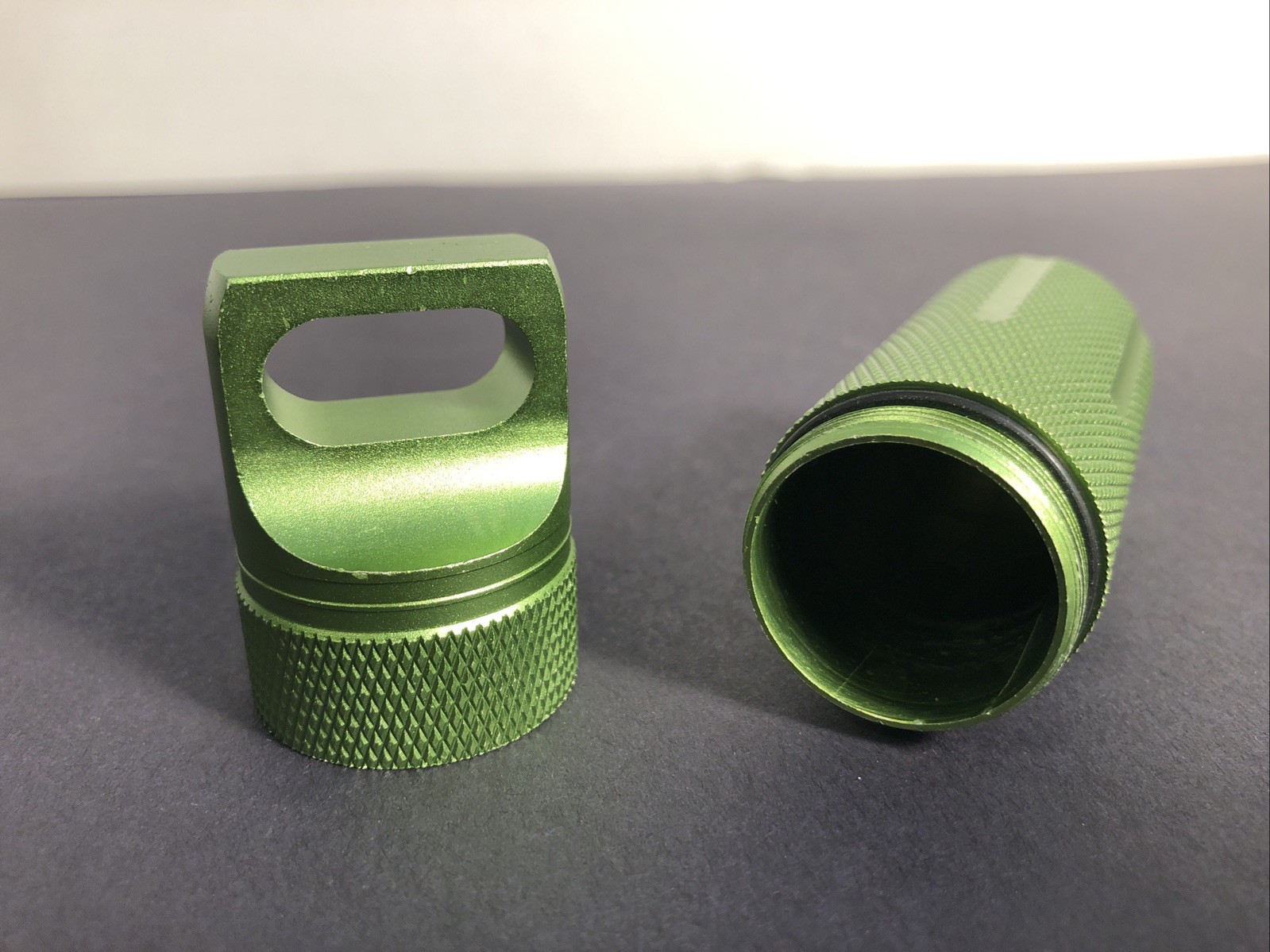 Survival Container Military-Grade Aluminum Waterproof- Pill Box An EDC Must
