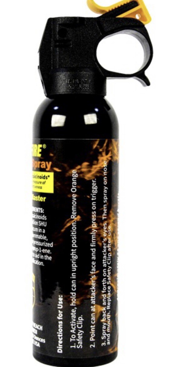 USA FOGGER Wildfire Pepper Spray 1. 4 9 oz POLICE SELF HOME Defense FIREMASTER