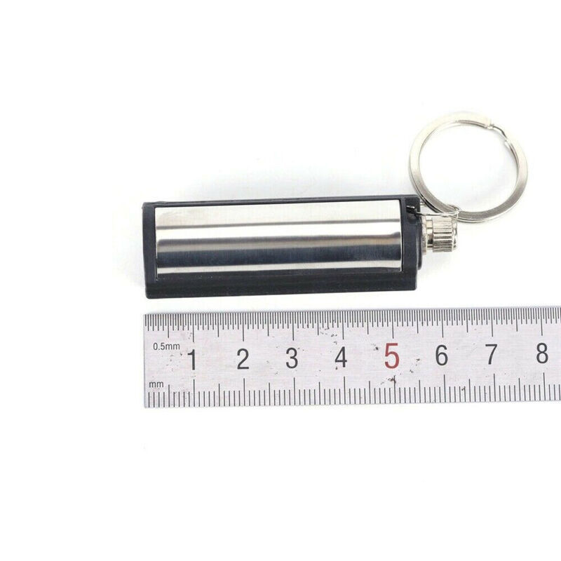 2PCS Outdoor Fire Starter Permanent Match Lighter Survival Tool Flint Keychain