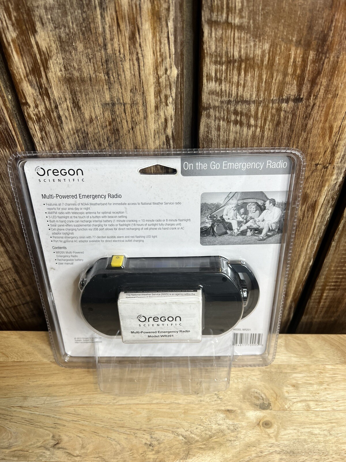 Oregon Scientific WR201 Multi-Powered Handheld Emergency Weather Radio Sealed