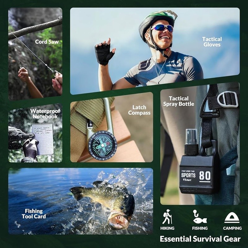 Survival Advent Calendar Outdoor Gear Emergency Tools Adventure Kit New