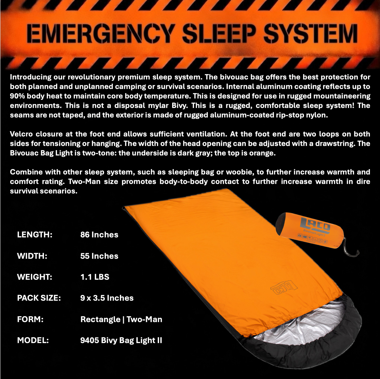 Emergency Survival Kit / Bug Out Bag / Tactical Backpack