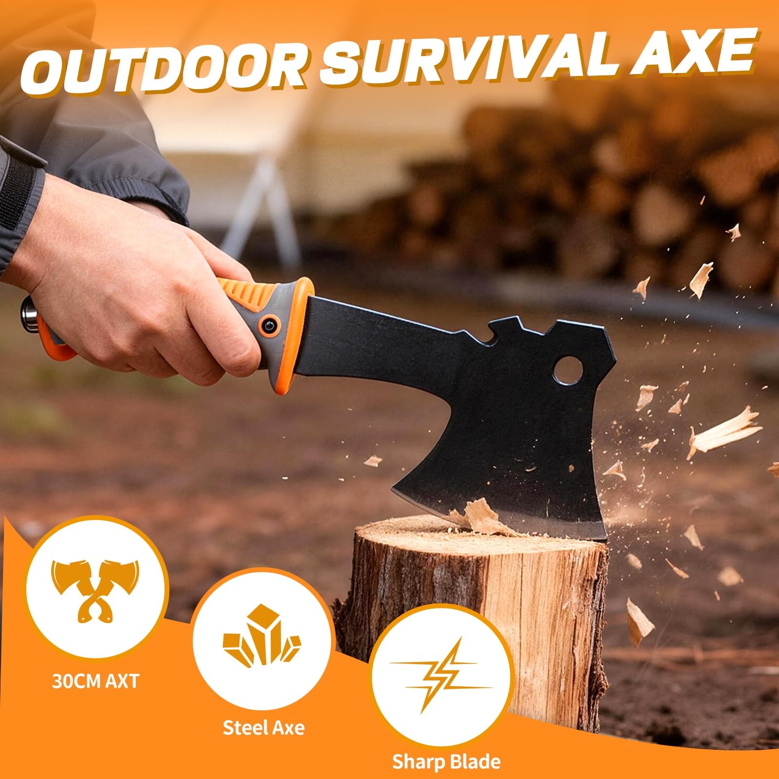6 in 1 survival kit, emergency equipment, survival equipment, with survival axe