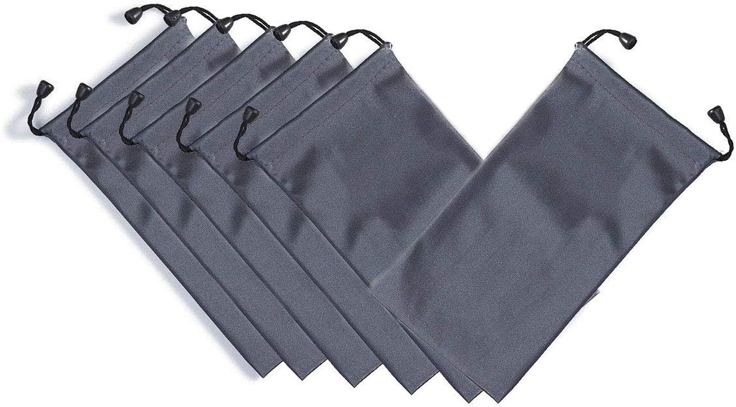 Microfiber Waterproof Drawstring Pouch,Soft Storage Bag for Cell Phones Power Ba
