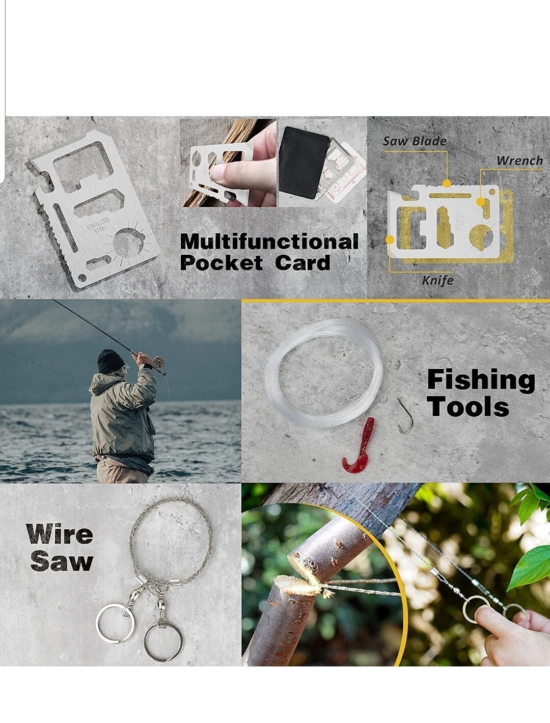 Gifts for Men Dad Husband from Daughter Son Kids, Fathers Day, Survival Gear