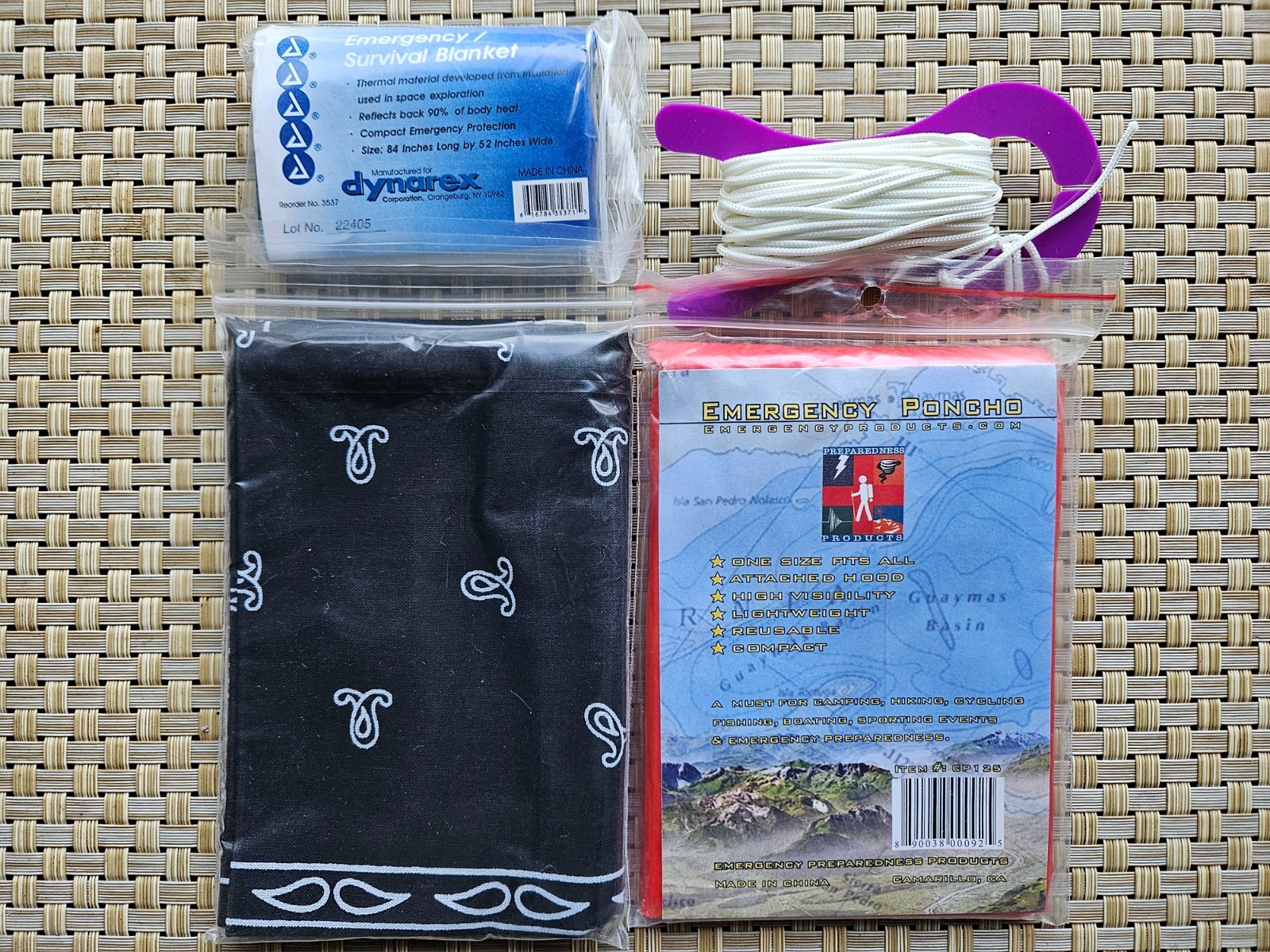 Premium SURVIVAL and REPAIR kit – Great for car, home, camping, 60+ items