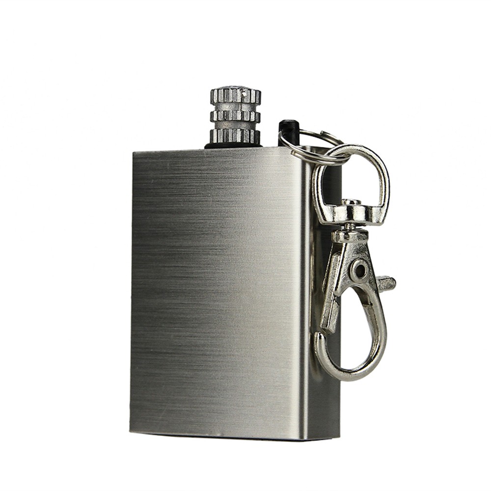 10Pcs Waterproof Fire Starter Metal Lighter Match Keychain Camping Survival Gear