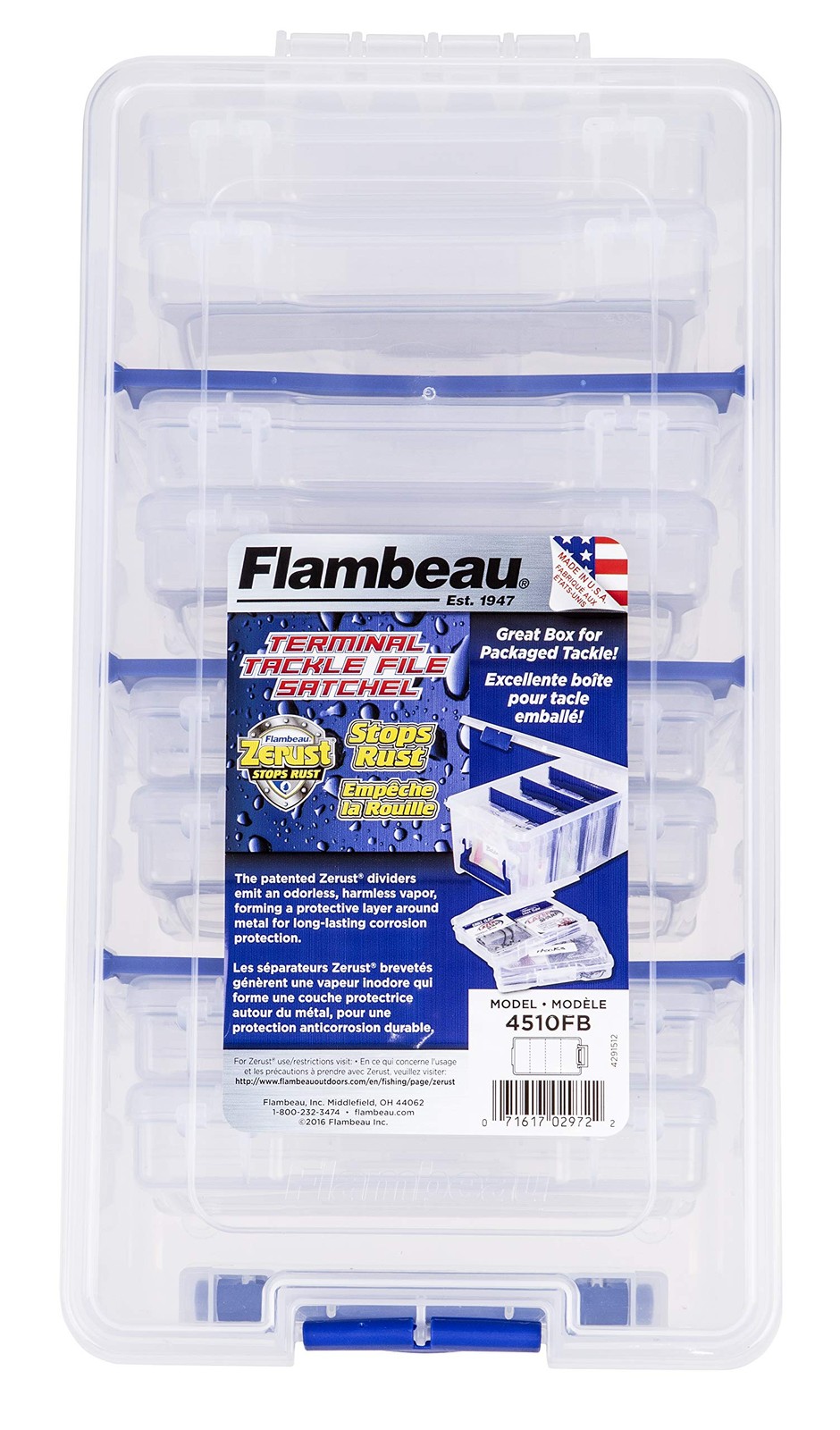 Flambeau Outdoors 4510FB Terminal Tackle File Satchel, 8 Bulk One Size, Multi