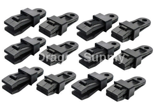 New 36pc Awning Clamp Set Tarp Clips Snap Hangers Survival Emergency