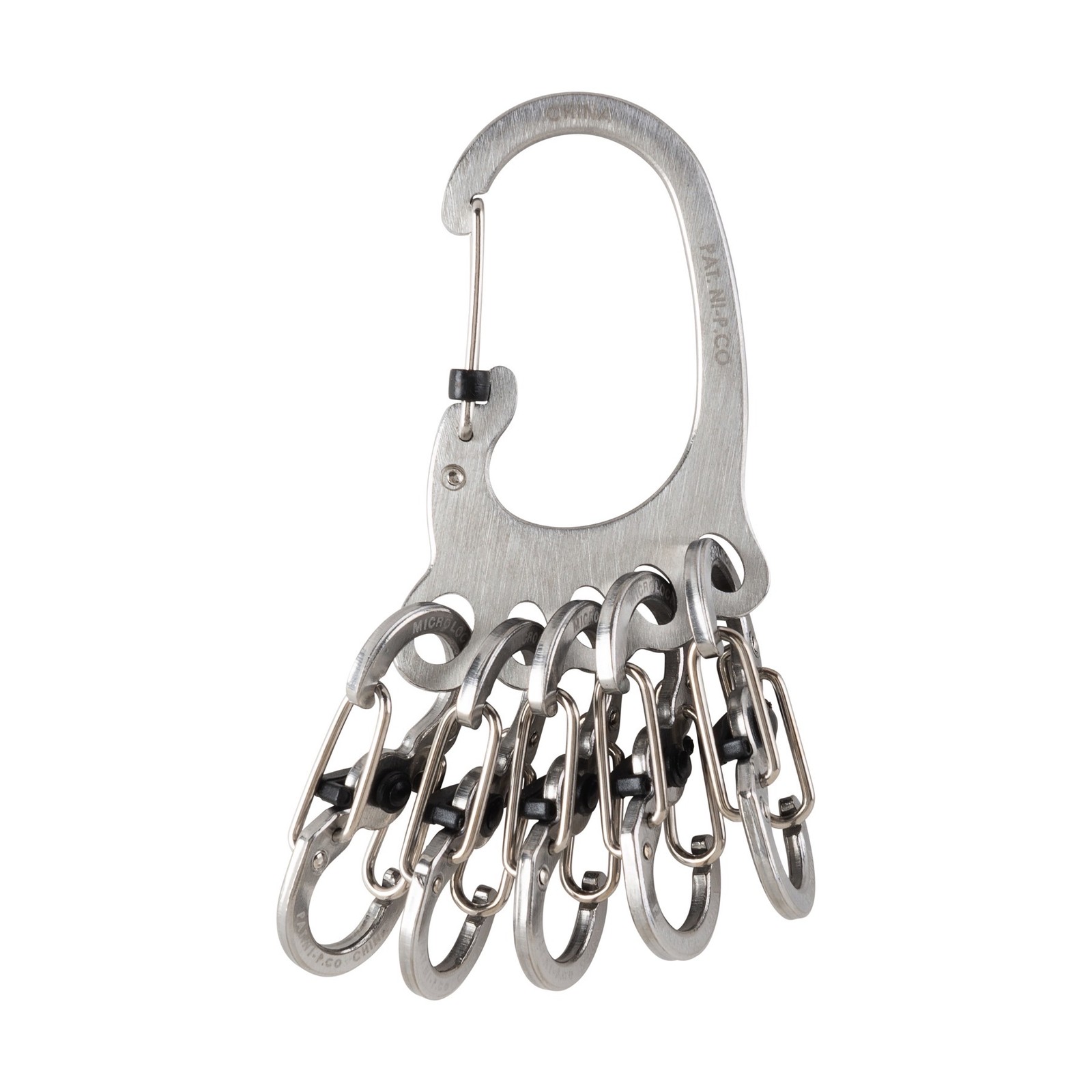 Nite Ize BigFoot Locker Stainless Steel KeyRack – Stainless (6-Pack)