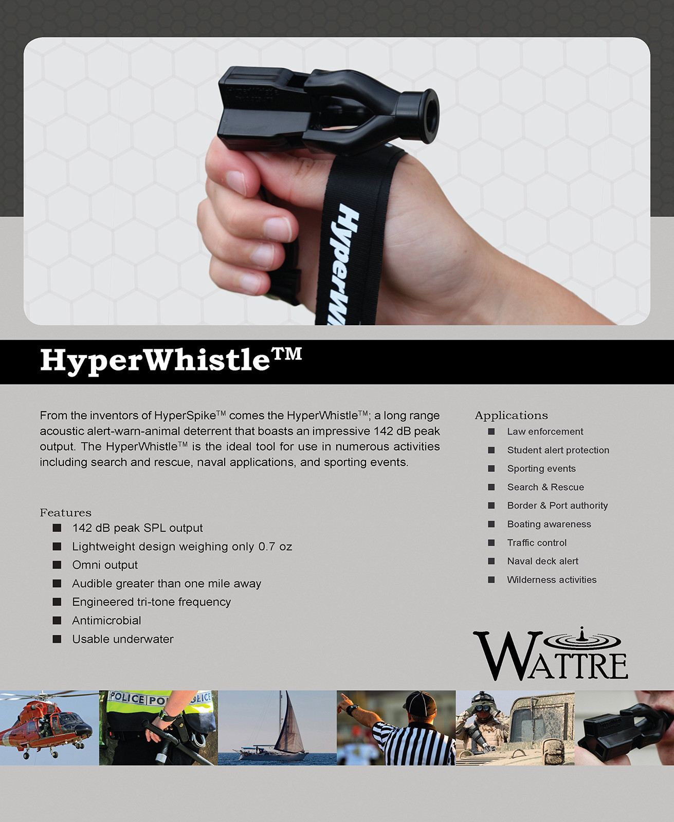 HyperWhistle The Original Worlds Loudest Whistle up to 142db Loud, Very Long …