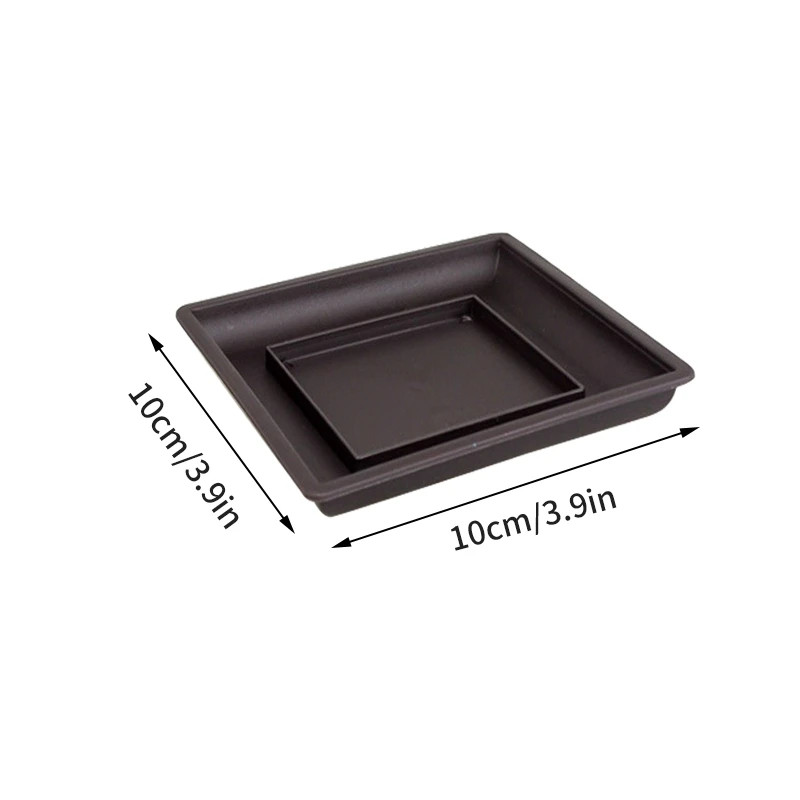 Rectangular Flowerpots Imitation Purple Clay Bonsai Pots Garden Landscape Succul