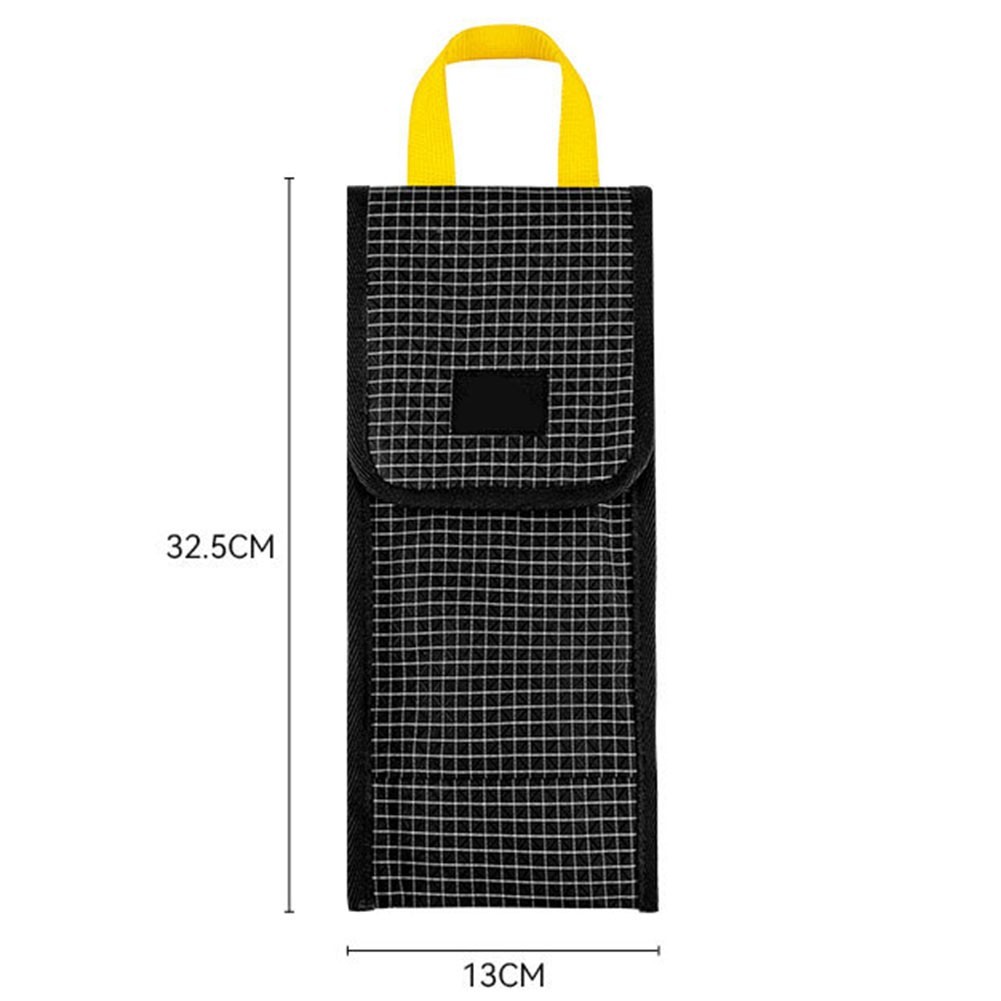 Tent Nail Storage Bag for Outdoor Use Featuring Integrated Hammer Compartment